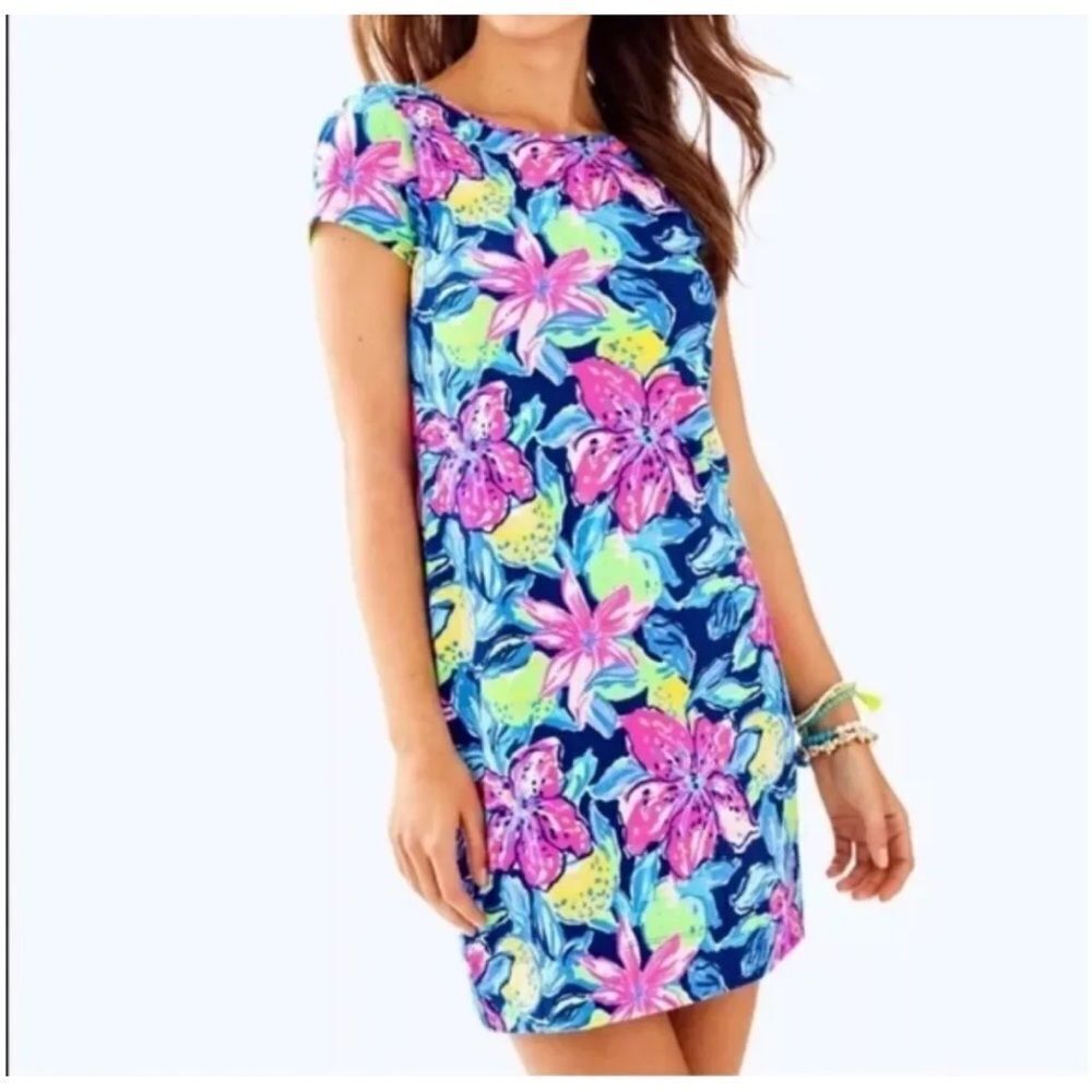 Lilly Pulitzer Marlowe Dress Women's L Navy Short Sleeve
Capri Soleil